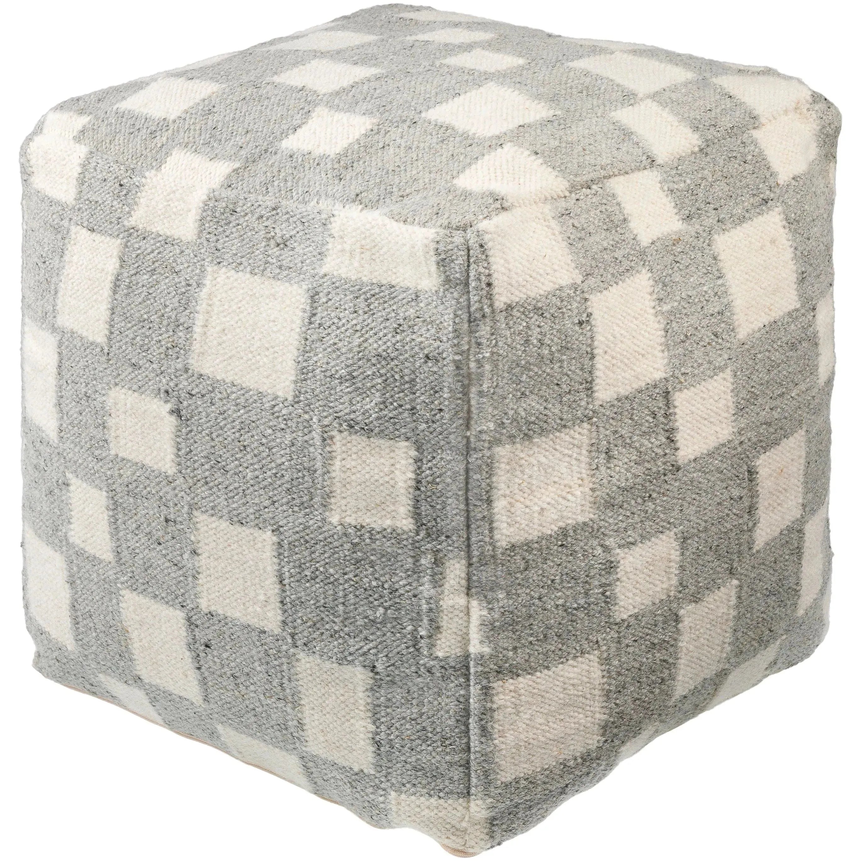 Surya - Jacinta Pouf - JTPF002-181818 | The Rug District