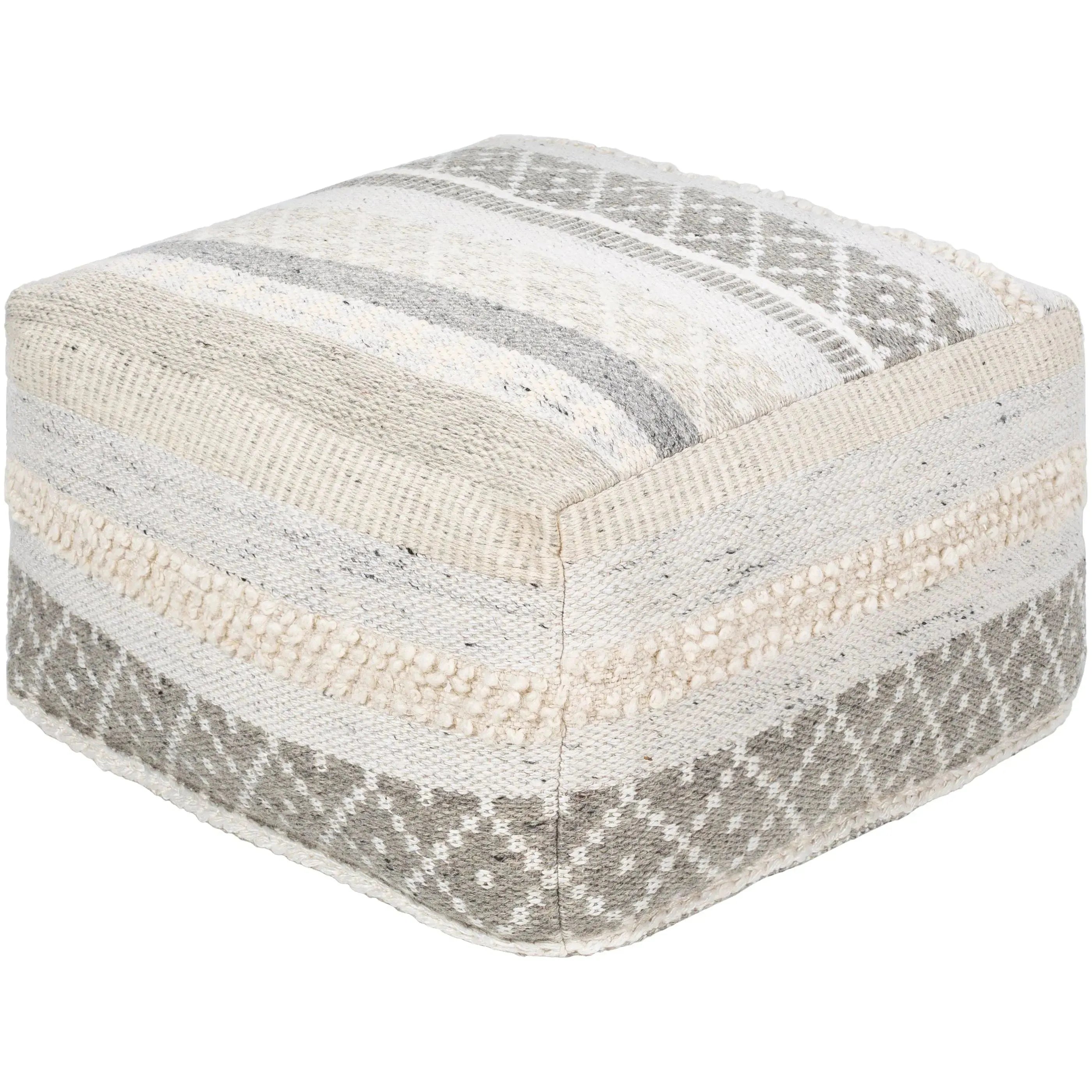Surya - Lorens Pouf - LRPF003-242413 | The Rug District