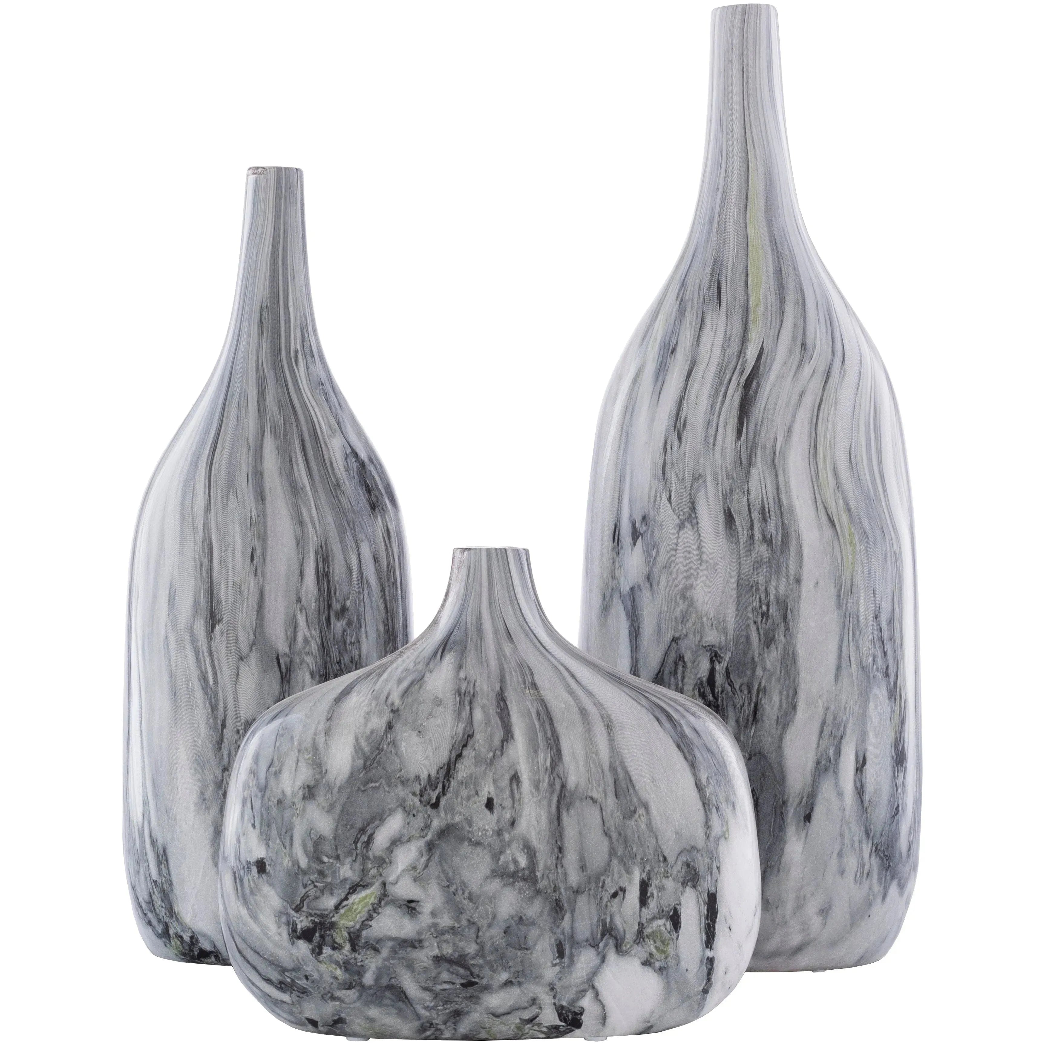 Surya - Marble Vase - MBL003-SET | The Rug District