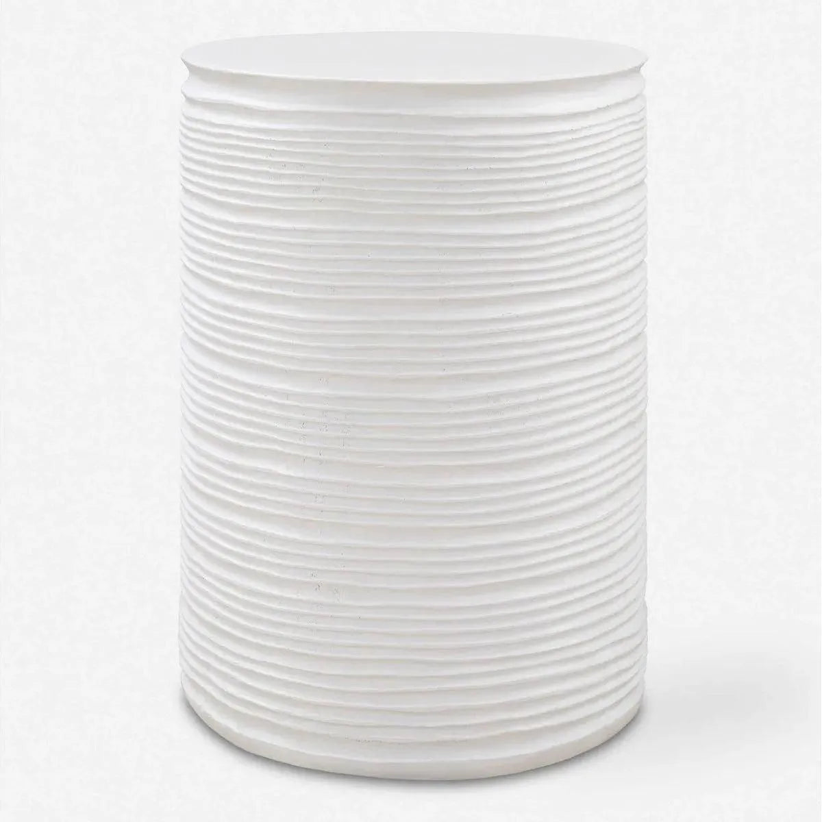 The Uttermost - Borderline Drum Table - 24117 | The Rug District