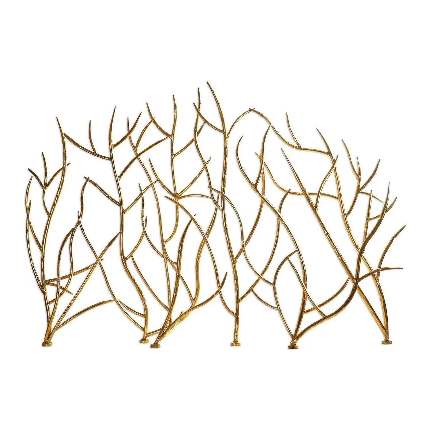 The Uttermost - Gold Branches Fireplace Screen - 18796 | The Rug District