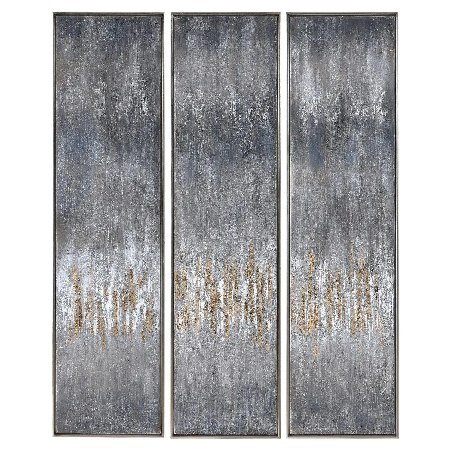 The Uttermost - Gray Hand Painted Canvases, Set/3 - 51304 | The Rug District
