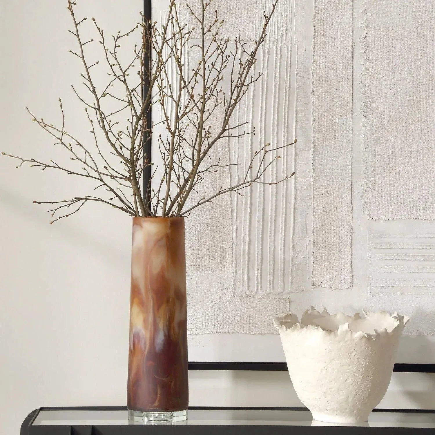 The Uttermost - Iced Vase - 18143 | The Rug District