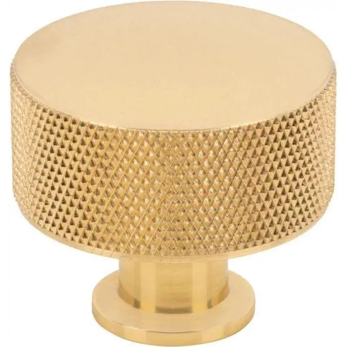 Vesta Fine Hardware - Beliza Cylinder Knurled Knob - V7403PB | The Rug District