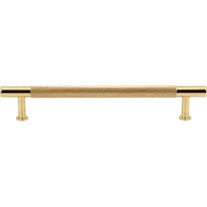 Vesta Fine Hardware - Beliza Knurled Bar Pull - V7411PB | The Rug District