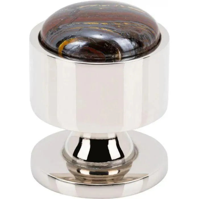Vesta Fine Hardware - Firesky Iron Tiger Eye Knob - V7561PN | The Rug District