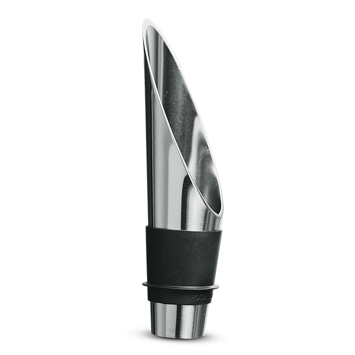 Rosendahl 25037 Grand Cru Wine Pourer in Black/Steel