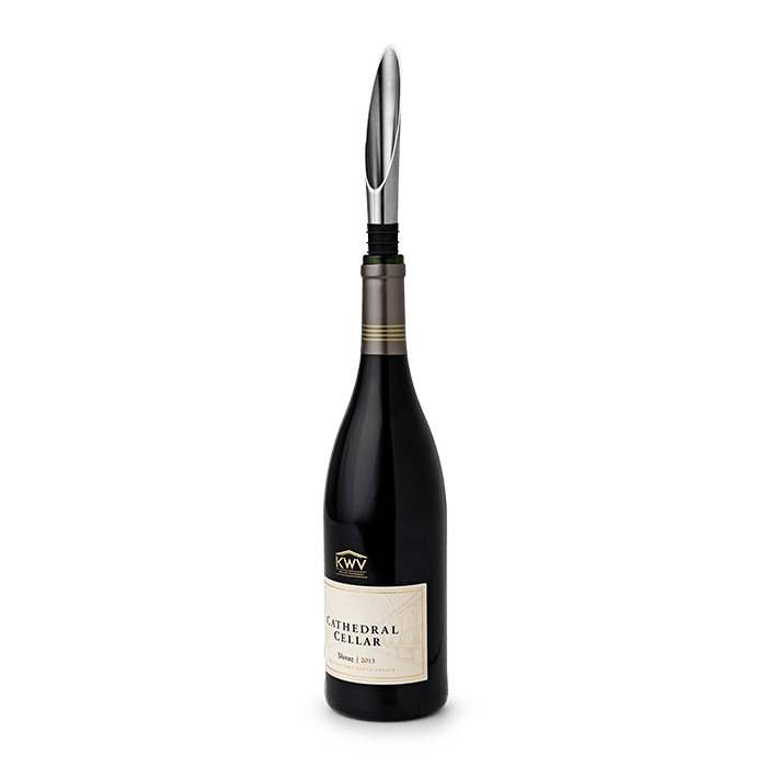 Rosendahl 25037 Grand Cru Wine Pourer in Black/Steel