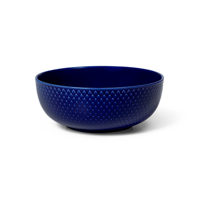 Lyngby Porcelæn 201913 Rhombe Color Bowl in Dark Blue
