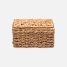Pigeon and Poodle PP004395 Destin Bath Toilet Paper Holder (Rectangular) in Natural Seagrass