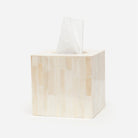 Pigeon and Poodle PP000609 Gaya Tissue Box in Vertical Natural Bone