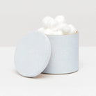 Pigeon and Poodle PP000938 Manchester Canister (Large) in Cloud Gray Realistic Faux Shagreen