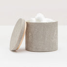Pigeon and Poodle PP001013 Manchester Canister (Large) in Sand Realistic Faux Shagreen