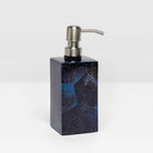 Pigeon and Poodle PP001376 Santorini Soap Pump in Dark Blue Pen Shell
