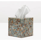 Pigeon and Poodle PP001396 Sitges Tissue Box in Blue Limpet Shell