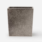 Pigeon and Poodle PP001520 Umbra Wastebasket in Gray Hair-On-Hide