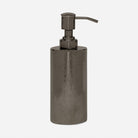 Pigeon and Poodle PP006016 Buren Soap Pump in Black Nickel Etched Metal