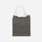 Pigeon and Poodle PP006017 Buren Tissue Box in Black Nickel Etched Metal