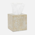 Pigeon and Poodle - PP005545 - Callas Tissue Box - Callas - Gold/White Lacquered Eggshell