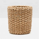 Pigeon and Poodle PP000552 Destin Wastebasket (Round) in Natural Seagrass