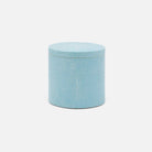 Pigeon and Poodle PP000983 Manchester Canister (Large) in Dark Mushroom Realistic Faux Shagreen