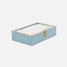 Pigeon and Poodle PP000984 Manchester Hand Towel Tray in Dark Mushroom Realistic Faux Shagreen