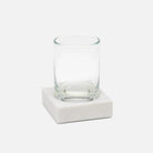 Pigeon and Poodle - PP006760 - Milan Tumbler Set - Milan - White Romblon Stone