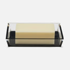 Pigeon and Poodle PP004859 Monette Soap Dish in Clear/Gray Acrylic