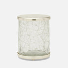 Pigeon and Poodle PP004888 Pomaria Canister (Small) in Brushed Silver Glass/Stainless Steel