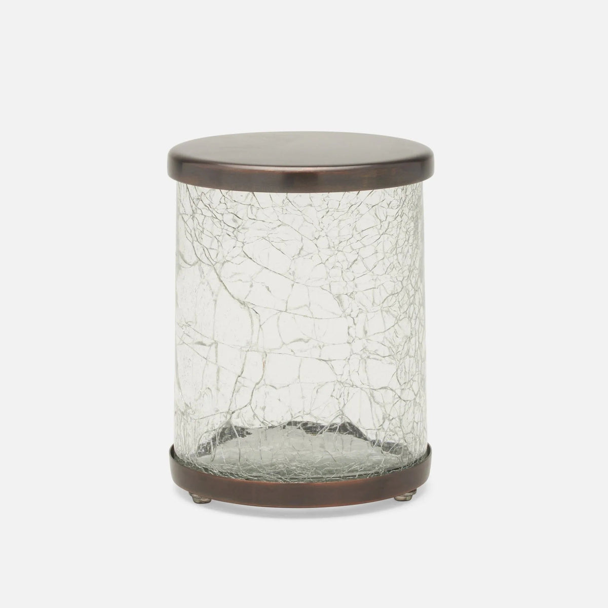 Pigeon and Poodle PP004872 Pomaria Canister (Small) in Dark Bronze Glass/Stainless Steel