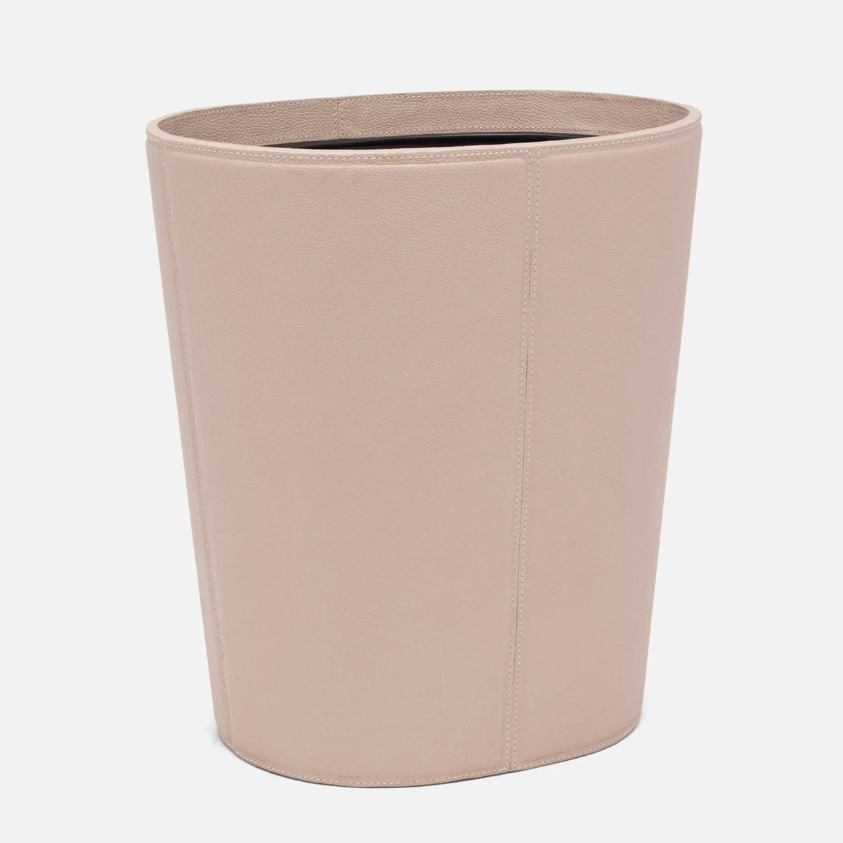 Pigeon and Poodle - PP005583 - Asby Wastebasket - Asby - Dusty Rose Full-Grain Leather