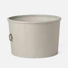 Pigeon and Poodle - PP006481 - Ogden Basket - Ogden - Light Gray Full Grain Leather
