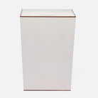 Pigeon and Poodle - PP005970 - Northwich Hamper - Northwich - Blanc Realistic Faux Shagreen