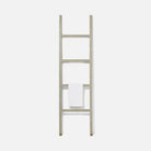 Pigeon and Poodle - PP007295 - Ramsey Leaning Towel Rack - Ramsey - Sand Faux Shagreen