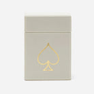 Pigeon and Poodle - PP002755 - Aira Textured Leather Box - Aira - Light Gray Full-Grain Leather