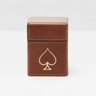 Pigeon and Poodle - PP002759 - Aira Textured Leather Box - Aira - Tobacco Full-Grain Leather