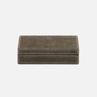 Pigeon and Poodle - PP004673 - Keokee Card Box - Keokee - Charcoal Velvet