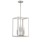Meridian M30008BN Four Light Pendant in Brushed Nickel