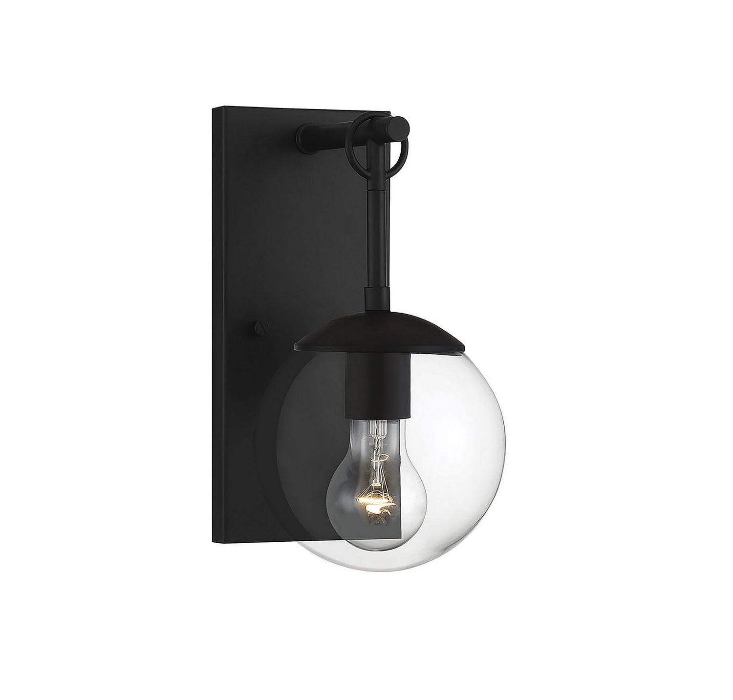 Meridian M50029BK One Light Outdoor Wall Sconce in Matte Black