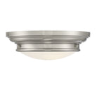 Meridian M60063BN Two Light Flush Mount in Brushed Nickel