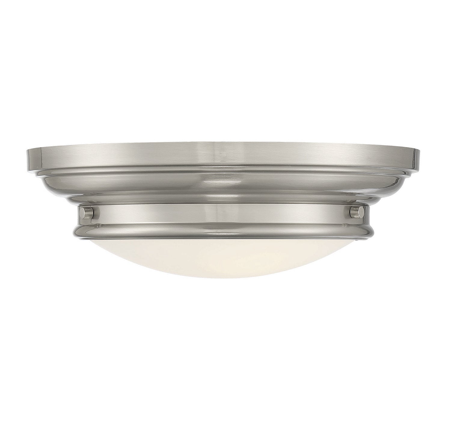 Meridian M60063BN Two Light Flush Mount in Brushed Nickel