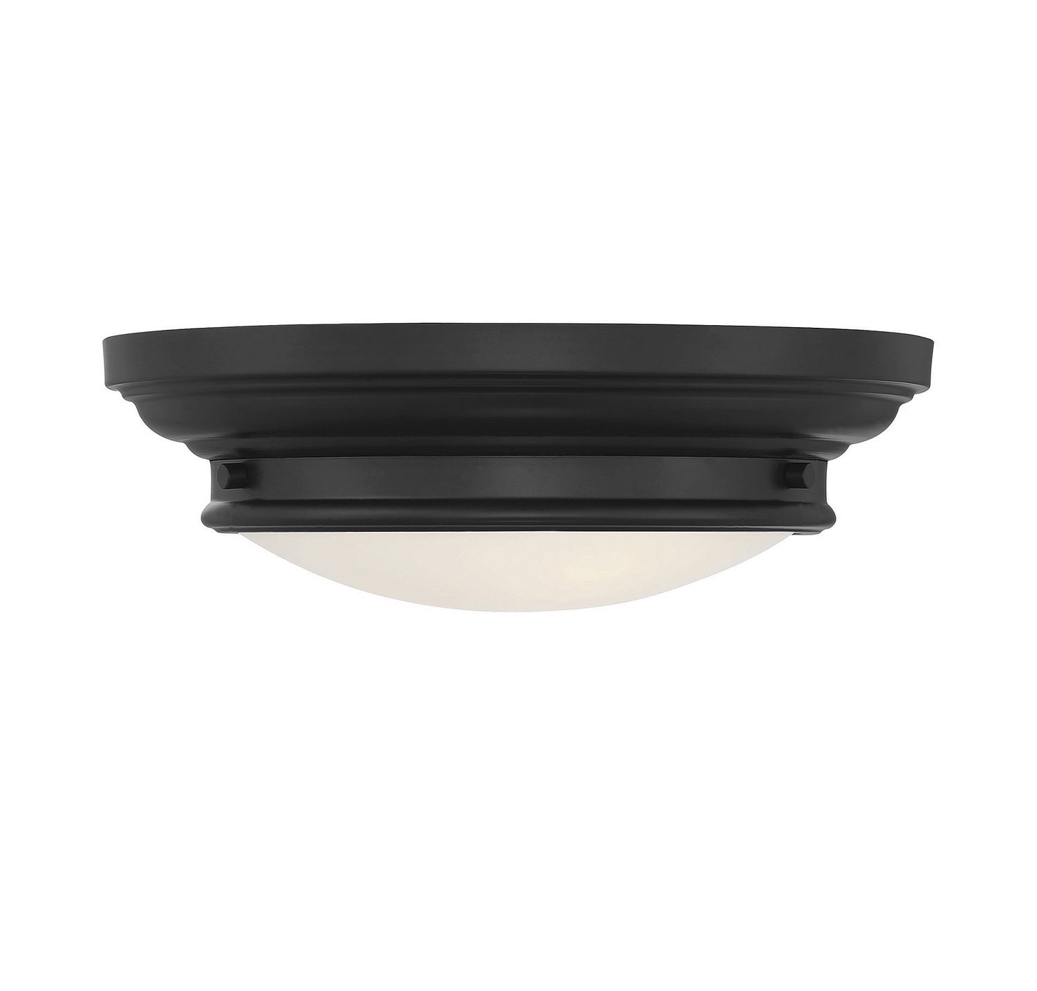 Meridian M60063MBK Two Light Flush Mount in Matte Black