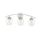 Meridian M80032BN Three Light Bathroom Vanity Light in Brushed Nickel