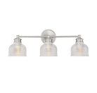 Meridian M80035BN Three Light Bathroom Vanity Light in Brushed Nickel