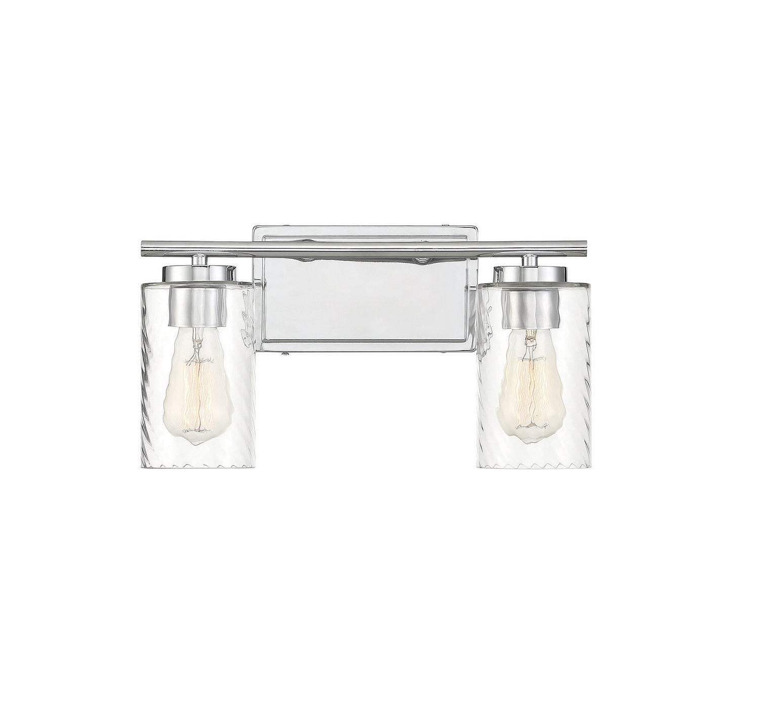 Meridian M80037CH Two Light Bathroom Vanity Light in Chrome