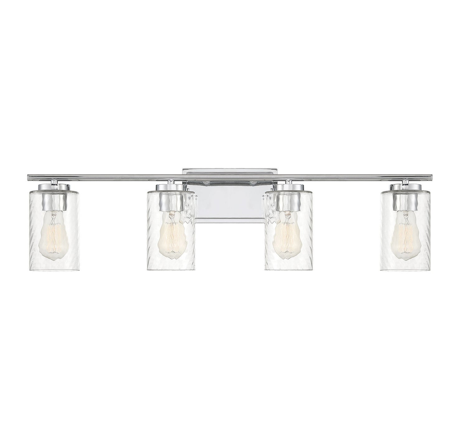 Meridian M80039CH Four Light Bathroom Vanity Light in Chrome