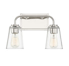 Meridian M80043PN Two Light Bathroom Vanity Light in Polished Nickel