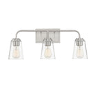 Meridian M80044BN Three Light Bathroom Vanity Light in Brushed Nickel
