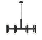 Meridian M100103MBK 16 Light Chandelier in Matte Black