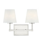 Meridian M80052PN Two Light Bathroom Vanity Light in Polished Nickel